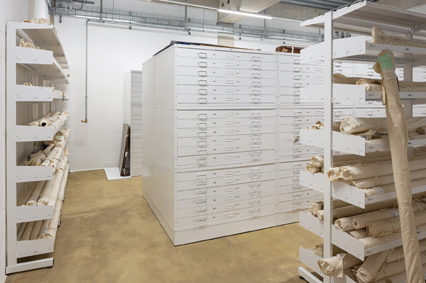 Cambridgeshire Archives Wood Clad Steel Shelving